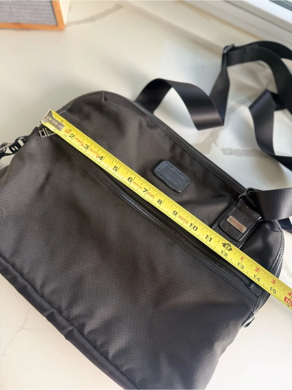 Tumi Crossbody Messenger Black Bag